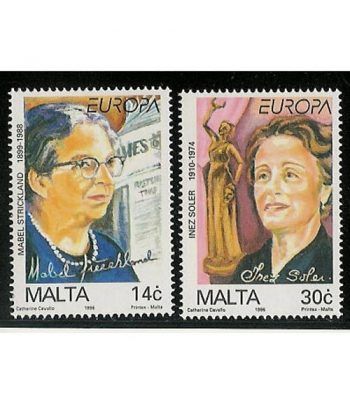 Europa 1996 Malta (sellos)