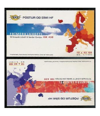 Europa 1997 Islandia (carnet)