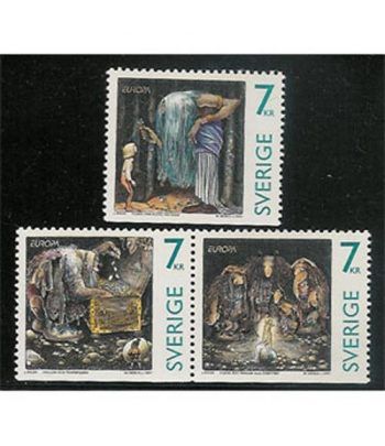 Europa 1997 Suecia (sellos)