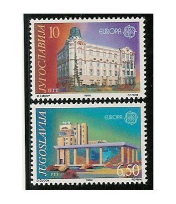 Europa 1990 Yugoslavia (sellos)