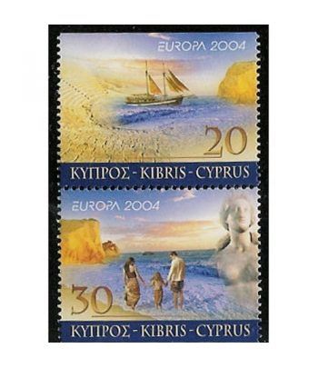 Europa 2004 Chipre (sello carnet)