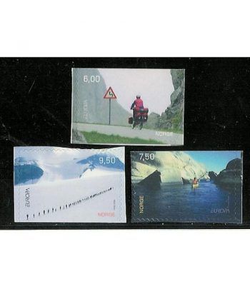 Europa 2004 Noruega (3 sellos de carnet)