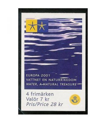 Europa 2001 Suecia (carnet)