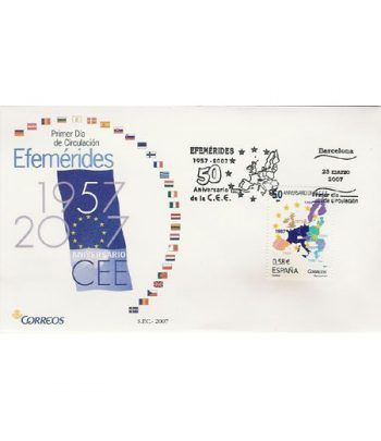 Sobres Primer Día España 4319 Efemerides CEE (2007)