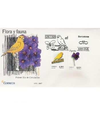 Sobres Primer Día España 4301/4307 Flora y Fauna (2007)