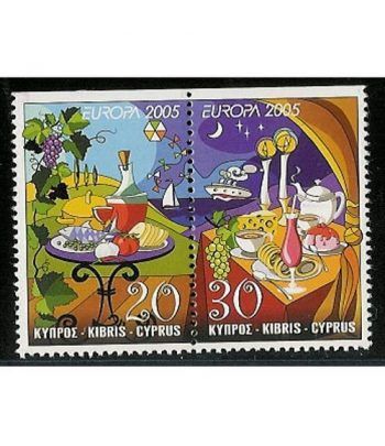 Europa 2005 Chipre (sello carnet)