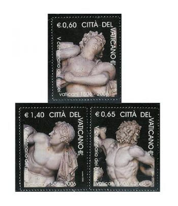 Vaticano 1417/9 V centenario Museo Vaticano