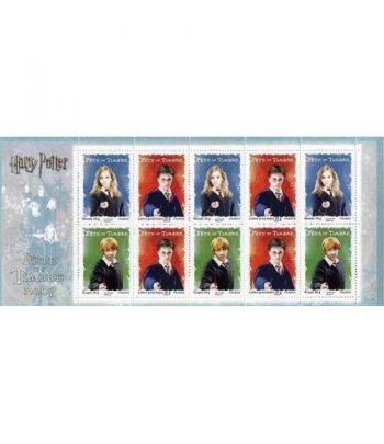 Cine. Francia 2007 Harry Potter carnet 10 sellos