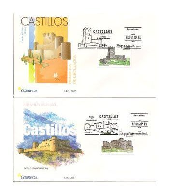 Sobres Primer Día España 4349/50 Castillos (2007)