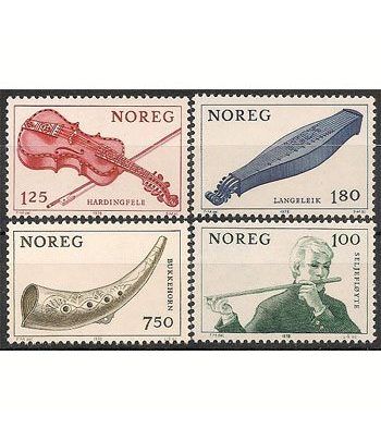 Música. Noruega (nº cat. yvert 739/42)