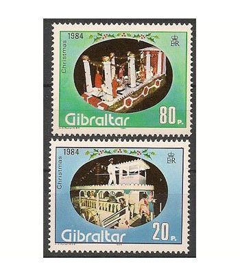 Navidad. Gibraltar (nº cat. yvert 493/4)