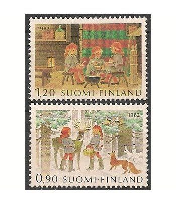 Navidad. Finlandia (nº cat. yvert 880/1)