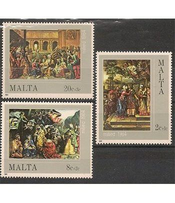 Navidad. Malta (nº cat. yvert 694/6)