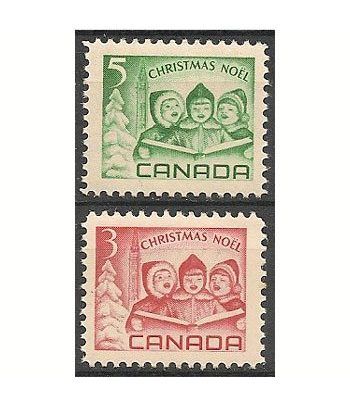 Navidad. Canada (nº cat. yvert 397/8)