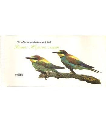 4378 Fauna y Flora (2008) ABEJARUCO COMUN (carnet de 100 sellos)