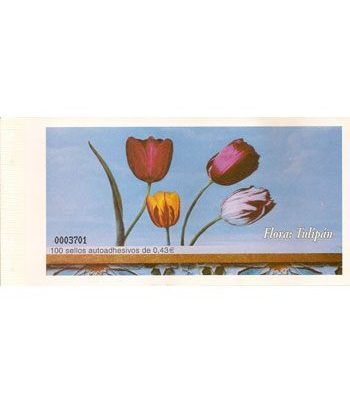 4381 Fauna y Flora (2008) TULIPAN (carnet de 100 sellos)
