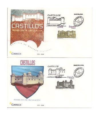 Sobres Primer Día España 4439/40 Castillos (2008)