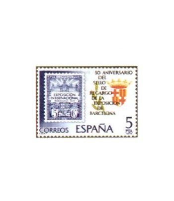 2549 Sello de recargo de la Exposición de Barcelona