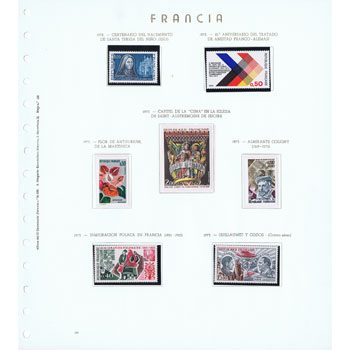 Colección Sellos de Francia 1949/1973.