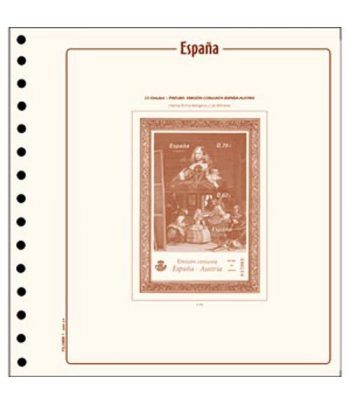 FILOBER ESPAÑA Pr. Lujo (1975-2015) montado con estuches.