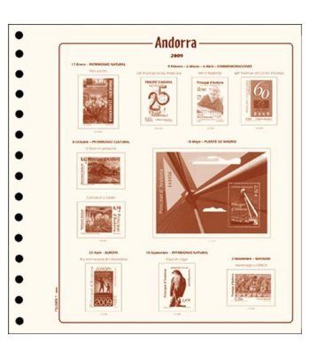 FILOBER Andorra Esp. 1986 (montado con estuches).