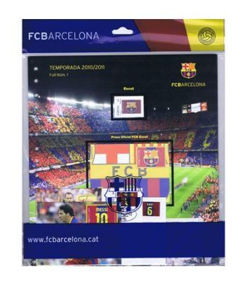 Colección Filatélica Oficial F.C. Barcelona. Pack nº01.  - 1