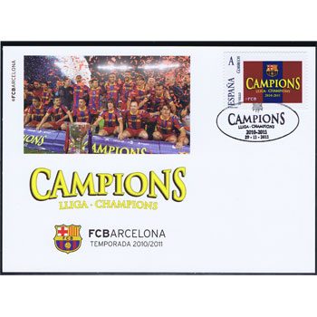 Colección Filatélica Oficial F.C. Barcelona. Pack nº02 Champions  - 8
