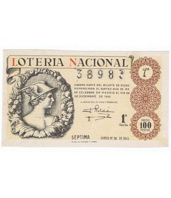 Loteria Nacional. 1945 sorteo 36 (Navidad).