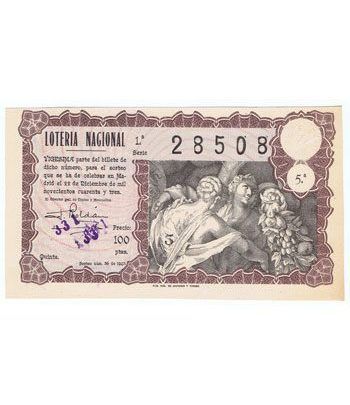 Loteria Nacional. 1943 sorteo 36 (Navidad).  - 2