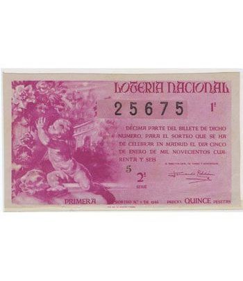 Loteria Nacional. 1946 sorteo 1.  - 2