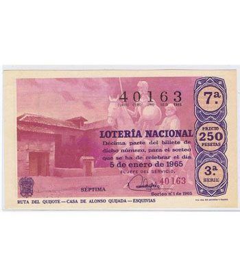 Loteria Nacional. 1965 sorteo 1.  - 2