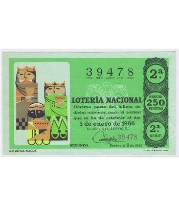 Loteria Nacional. 1966 sorteo 1.