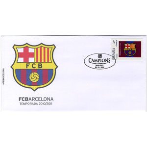 Colección Filatélica Oficial F.C. Barcelona. Pack nº04.  - 6