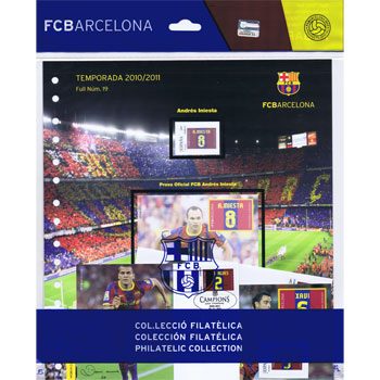 Colección Filatélica Oficial F.C. Barcelona. Pack nº06.  - 10