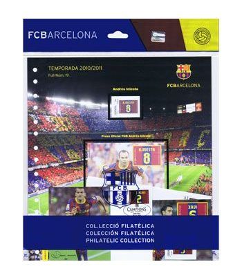 Colección Filatélica Oficial F.C. Barcelona. Pack nº06.