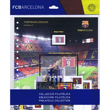 Colección Filatélica Oficial F.C. Barcelona. Pack nº07.  - 10