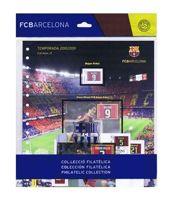 Colección Filatélica Oficial F.C. Barcelona. Pack nº07.  - 1