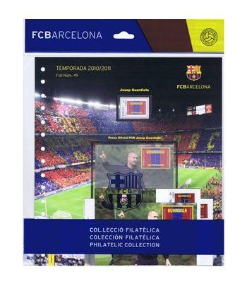Colección Filatélica Oficial F.C. Barcelona. Pack nº10.Guardiola