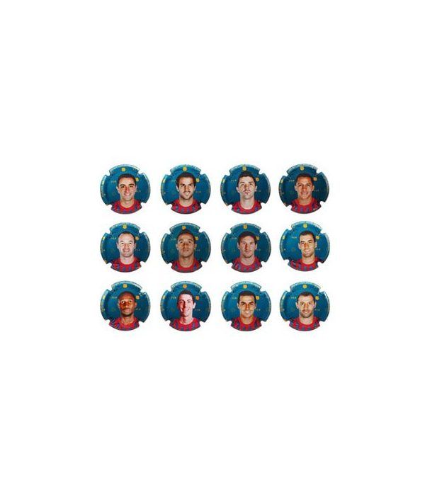 Placas de Cava. Colección oficial FC Barcelona. (23) Jugadores.  - 4