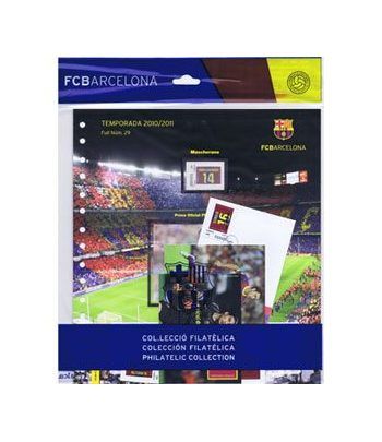 Colección Filatélica Oficial F.C. Barcelona. Pack nº12.