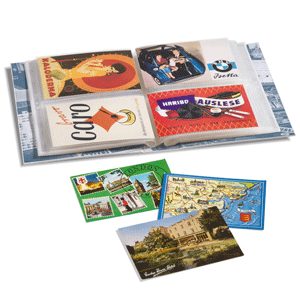 LEUCHTTURM Album para postales, 2 divisiones para 200 postales.