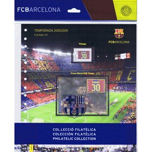 Colección Filatélica Oficial F.C. Barcelona. Pack nº21.  - 10