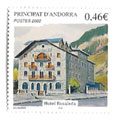 Hojas sellos Andorra Francesa