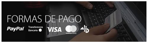 Pago seguro Visa Paypal